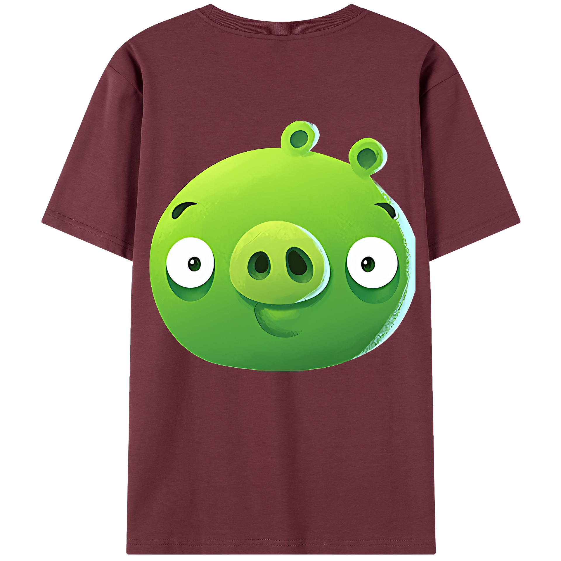 （画像用） Angry Birds アングリーバード 綿100％半袖Tシャツ（背面プリント）